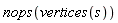 nops(vertices(s))