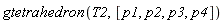gtetrahedron(T2, [p1, p2, p3, p4])