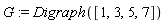 G := Digraph([1, 3, 5, 7])