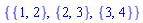 {{1, 2}, {2, 3}, {3, 4}}