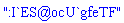 ":I`ES@ocU`gfeTF"