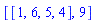 [[1, 6, 5, 4], 9]