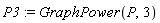 P3 := GraphPower(P, 3)