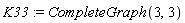 K33 := CompleteGraph(3, 3)