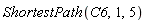 ShortestPath(C6, 1, 5)