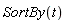 SortBy(t)