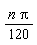 (1/120)*n*Pi