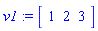 v1 := vector([1, 2, 3])