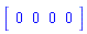 vector([0, 0, 0, 0])