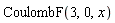 CoulombF(3, 0, x)
