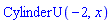 CylinderU(-2, x)
