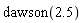 dawson(2.5)
