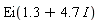 Ei(1.3+4.7*I)