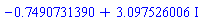 -.7490731390+3.097526006*I