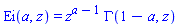Ei(a, z) = z^(a-1)*GAMMA(1-a, z)