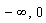 -infinity, 0