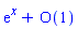 exp(x)+O(1)
