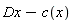 Dx-c(x)
