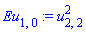 Eu[1, 0] := u[2, 2]^2