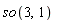 so(3, 1)