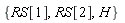 {H, RS[1], RS[2]}