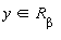 `in`(y, R[beta])