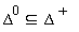 `subset`(Delta^0, LinearAlgebra:-Transpose(Delta))