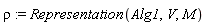 rho := Representation(Alg1, V, M)