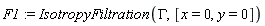 F1 := IsotropyFiltration(GAMMA, [x = 0, y = 0])
