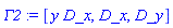 Gamma2 := [y*D_x, D_x, D_y]
