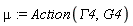 mu := Action(GAMMA4, G4)
