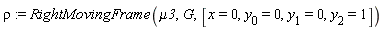 rho := RightMovingFrame(mu3, G, [x = 0, y[0] = 0, y[1] = 0, y[2] = 1])