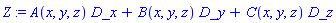 _DG([["vector", N, []], [[[1], A(x, y, z)], [[2], B(x, y, z)], [[3], C(x, y, z)]]])