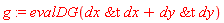 g := evalDG(`&t`(dx, dx)+`&t`(dy, dy))