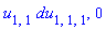 u[1, 1]*du[1, 1, 1], 0