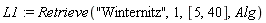 L1 := Retrieve("Winternitz", 1, [5, 40], Alg)