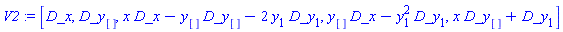 [_DG([["vector", M, ["projectable", 1]], [[[1], 1]]]), _DG([["vector", M, ["projectable", 1]], [[[2], 1]]]), _DG([["vector", M, ["projectable", 1]], [[[1], x], [[2], -y[]], [[3], -2*y[1]]]]), _DG([["vector", M, ["point", 1]], [[[1], y[]], [[3], -y[1]^2]]]), _DG([["vector", M, ["projectable", 1]], [[[2], x], [[3], 1]]])]