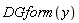 DGform(y)