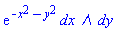 _DG([["form", M, 2], [[[1, 2], exp(-x^2-y^2)]]])
