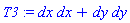 T3 := dx*dx+dy*dy