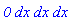 `0`*dx*dx*dx
