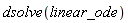 dsolve(linear_ode)