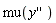 mu(diff(y(x), x, x))