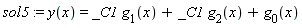 sol5 := y(x) = _C1*g[1](x)+_C1*g[2](x)+g[0](x)