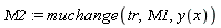 Mu2 := muchange(tr, Mu1, y(x))