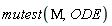 mutest(Mu, ODE)