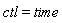 ctl = time