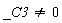 _C3 <> 0