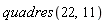 quadres(22, 11)