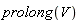 prolong(V)